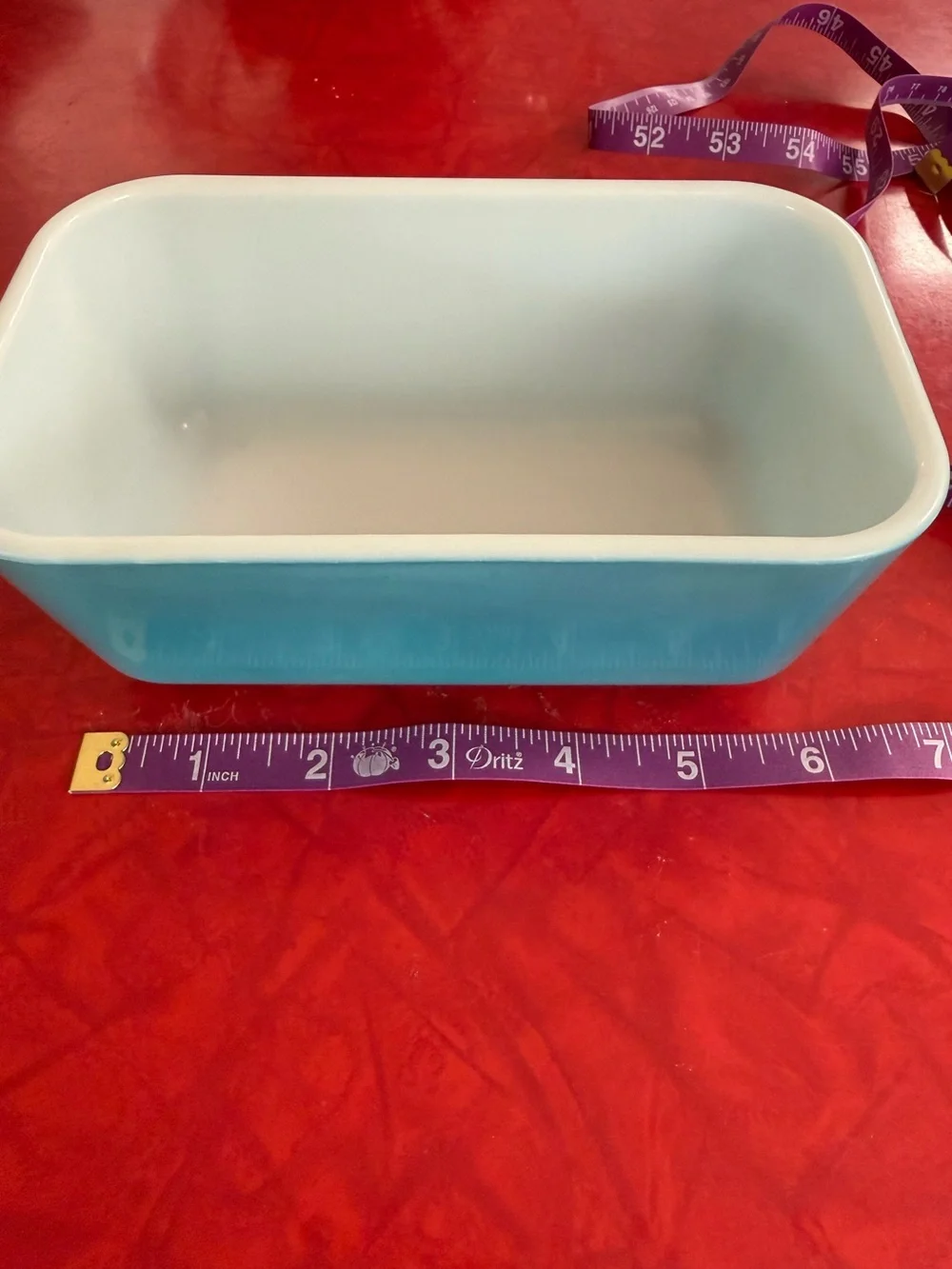 Pyrex Blue Rectangular Glass Baking Dish 38